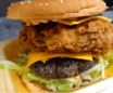 Beef and Bird Burger